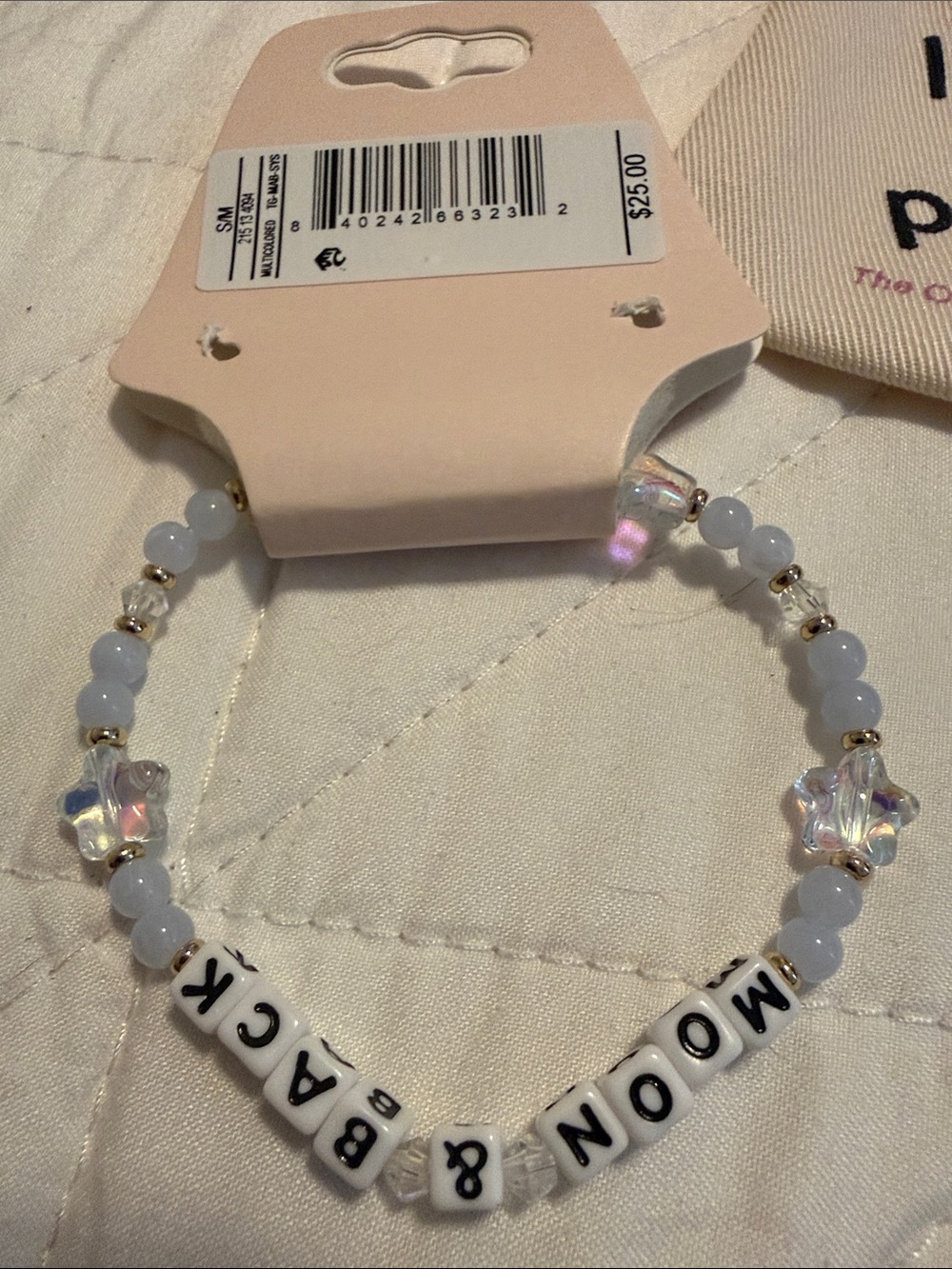 Little Words Project S/M bracelet … Moon & Back - Picture 3 of 5